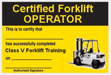 get forklift license online free